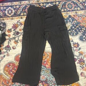 Rachel Zoe Women's Black Wide-Leg Pants
